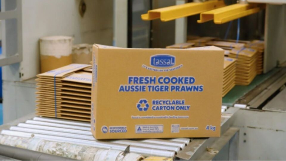New recyclable cardboard boxes for prawns a win for seafood-lovers and recycling