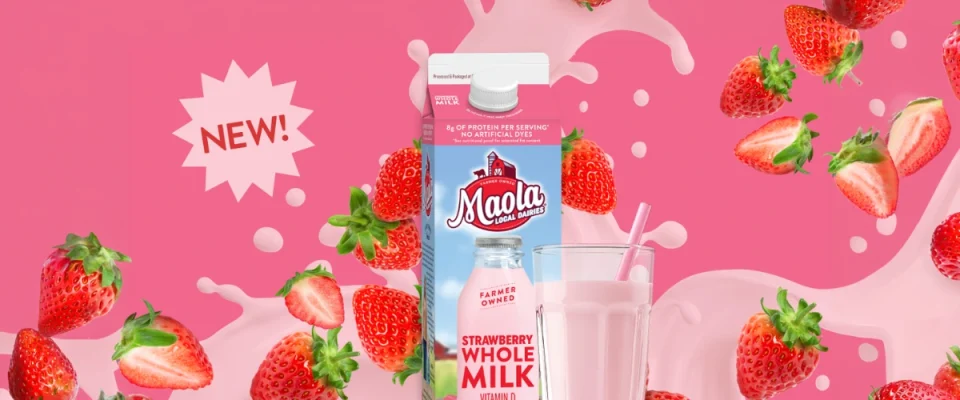 Maola Local Dairies™ Introduces Maola Strawberry Whole Milk