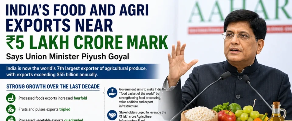 Government Pushes Food Processing and Value Addition to Boost Exports