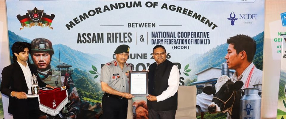 Dairy Cooperatives to Enhance Milk Supply for Assam Rifles Under New Agreement