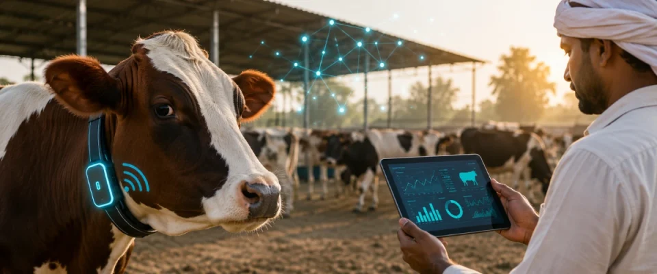 AI-Powered Cow Collars Transform Indian Dairy Farming with Real-Time Health and Productivity Monitoring