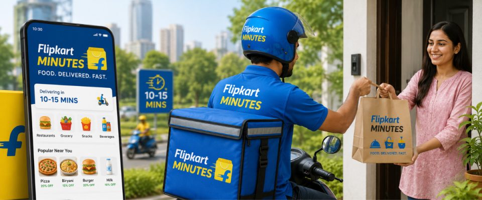 Flipkart Set to Enter Food Delivery Market with Flipkart Minutes