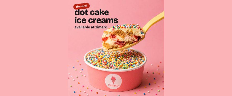 Zimero Launches India’s First Dot Cake Ice Creams Inspired by Viral Dessert Trend