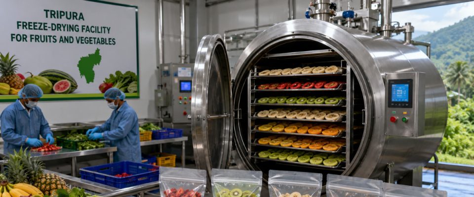 Tripura to Set Up Freeze-Drying Facility for Fruits and Vegetables